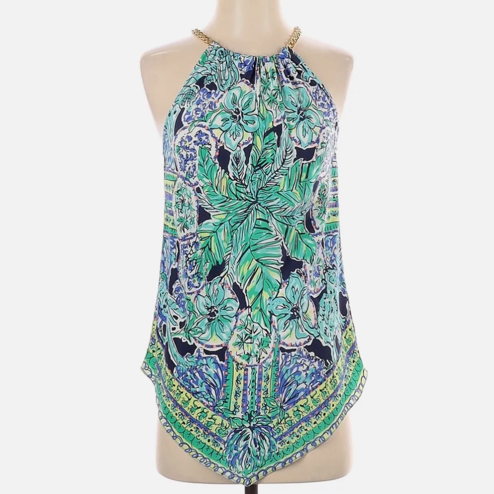 Lilly Pulitzer Silk Handkerchief top